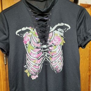 Skeleton Shirt Dress